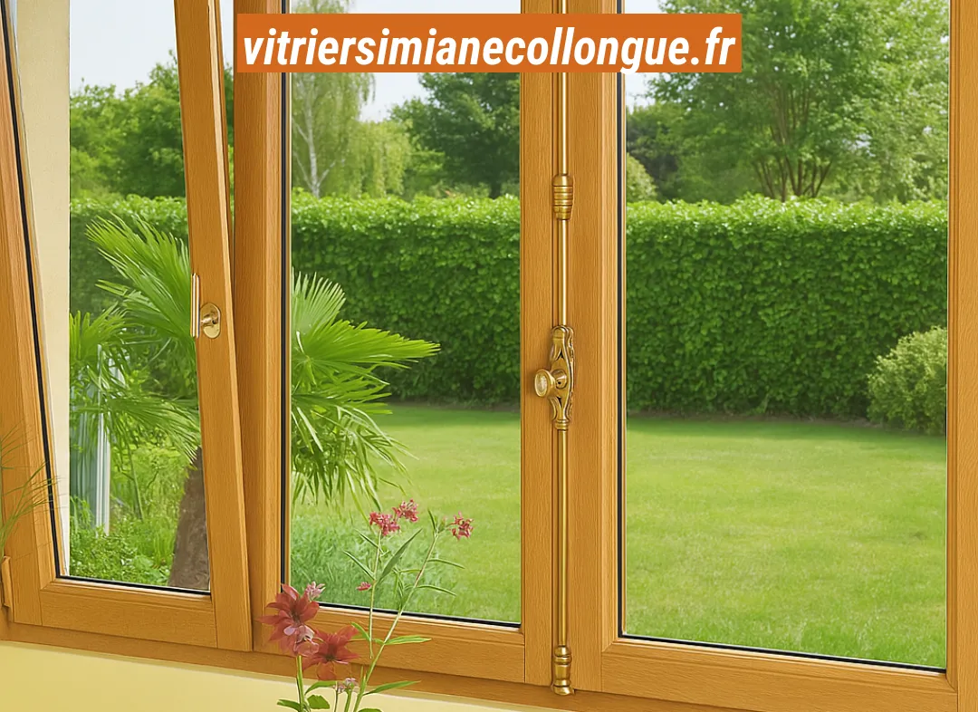 Installation de fenêtre en bois sur mesure Simiane-Collongue
