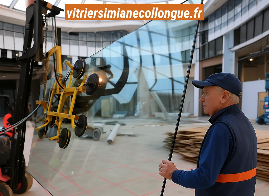 Remplacement de vitrine magasin Simiane-Collongue